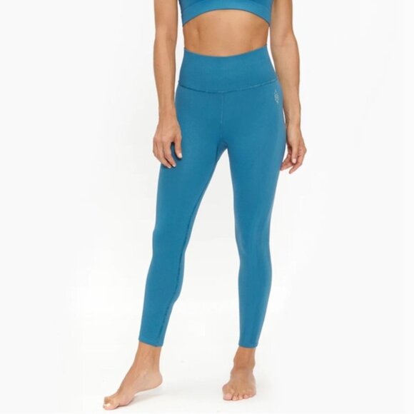 NWT Free People Free Throw Leggings in Coastline XS - Picture 1 of 5